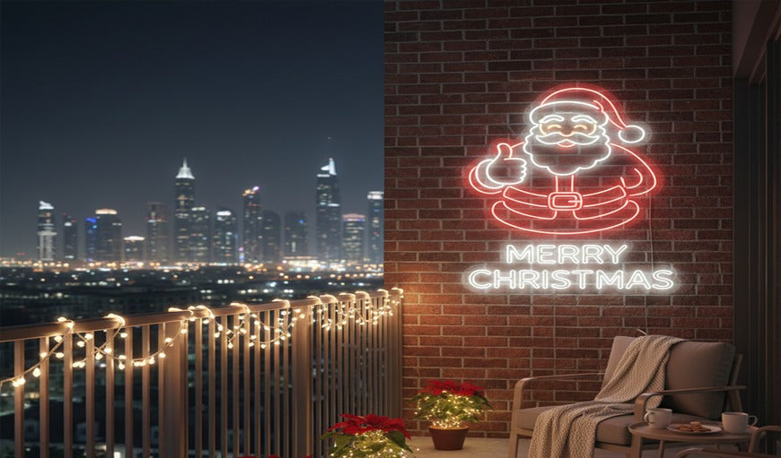 christmas neon lights