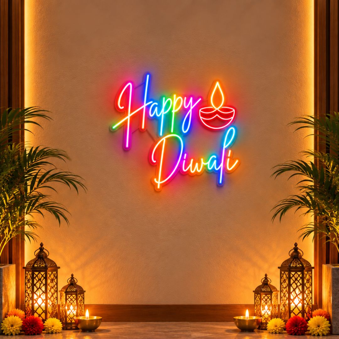 Happy Diwali FloRo Sign