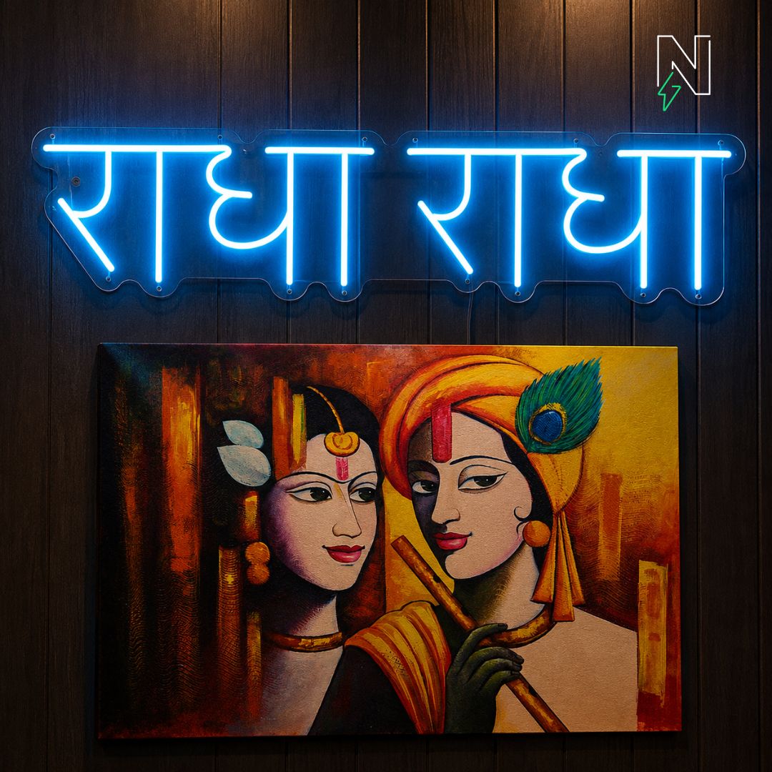 Radha Radha Neon Sign