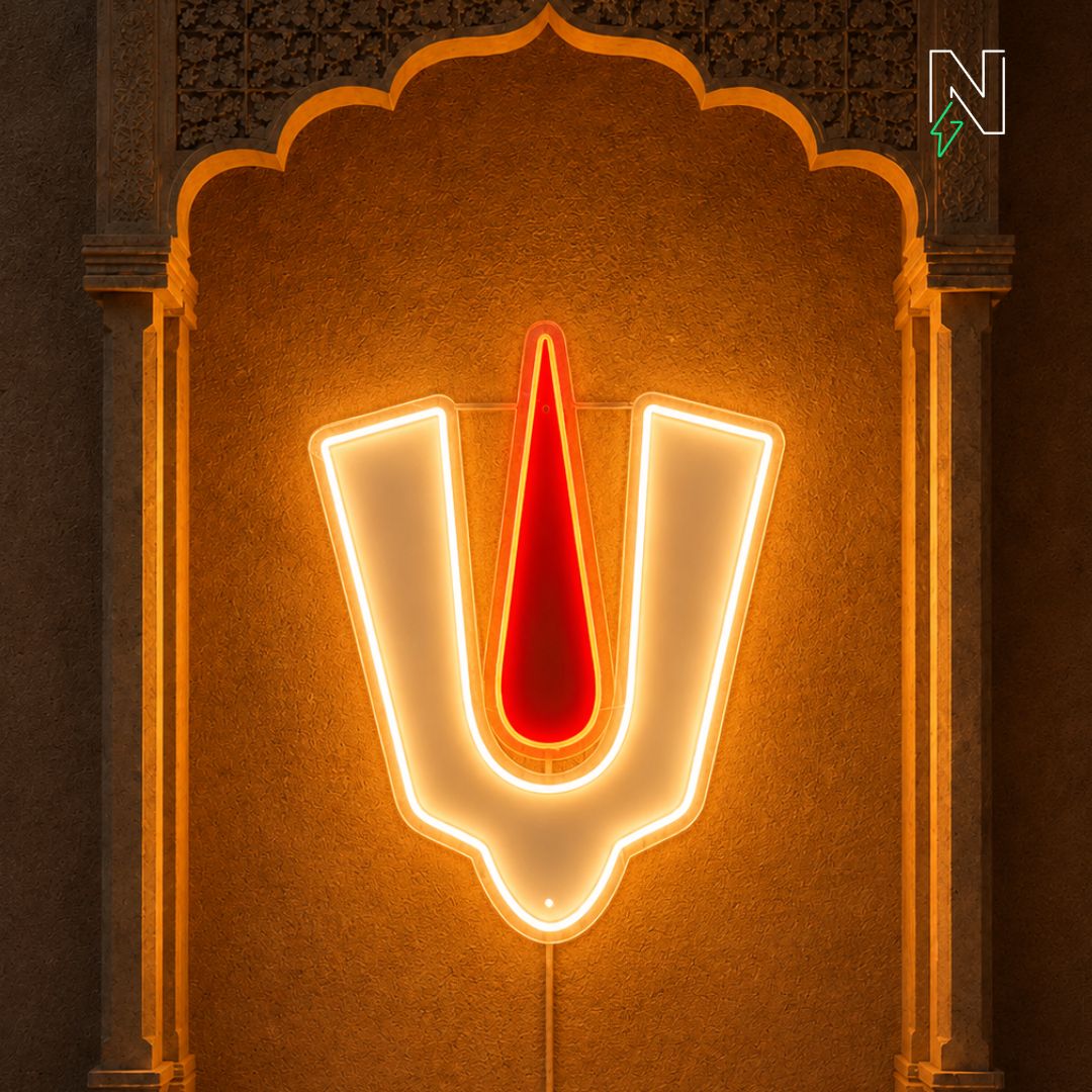 Balaji Tilak Neon Sign