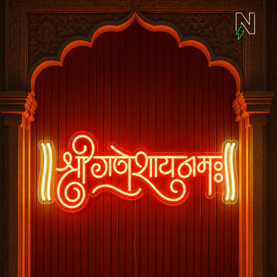 Shree Ganeshay Namah Neon Sign
