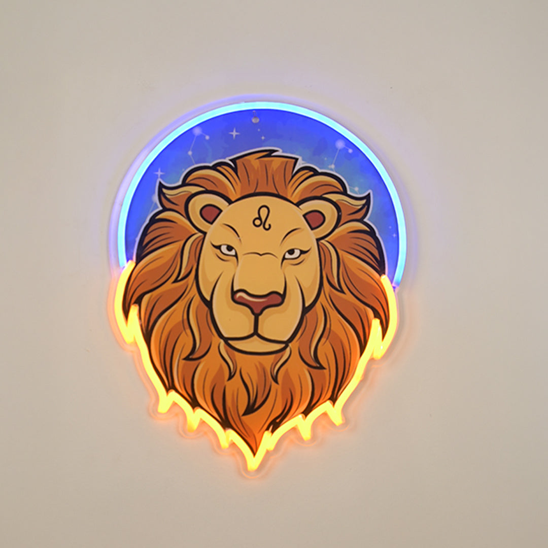 Leo Neon Sign