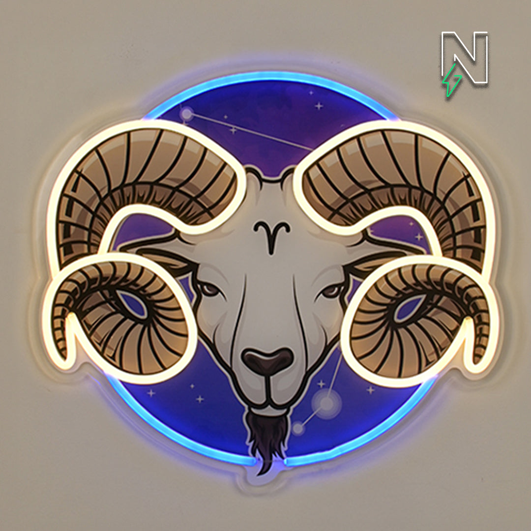Aries Neon Sign