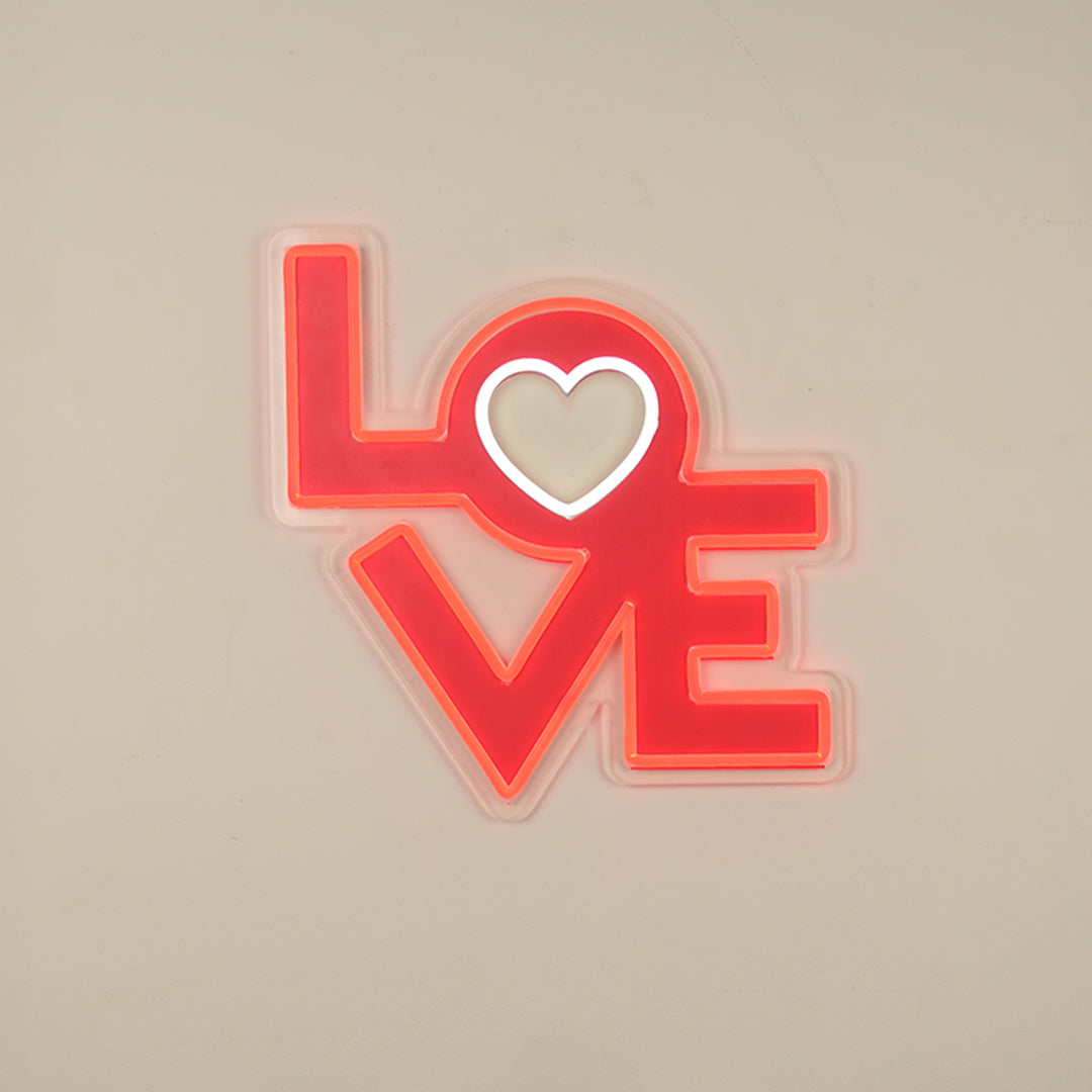 Love Neon Sign LED + Print