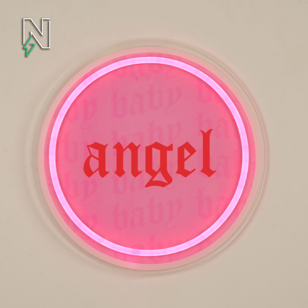 Angel Neon Sign
