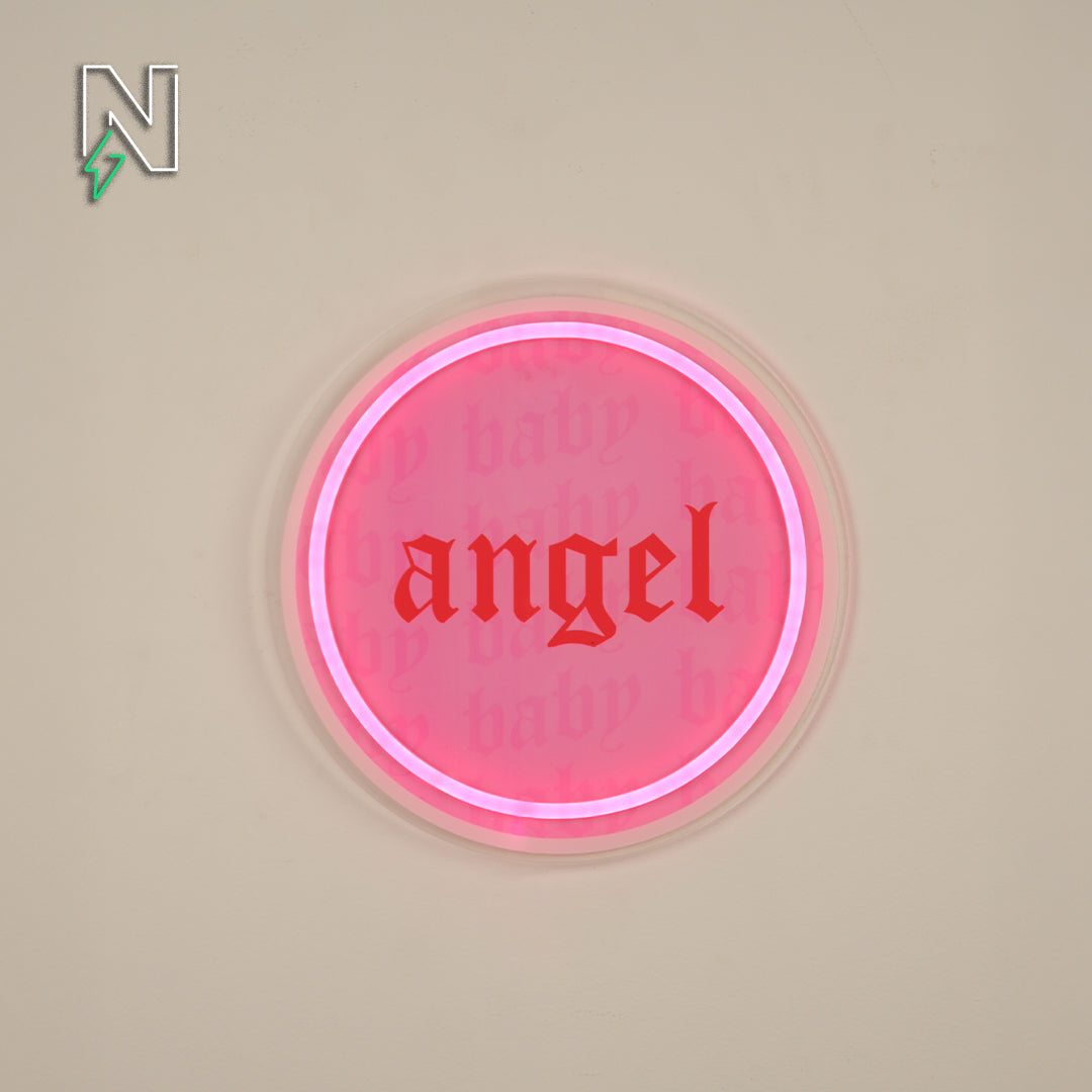 Angel Neon Sign