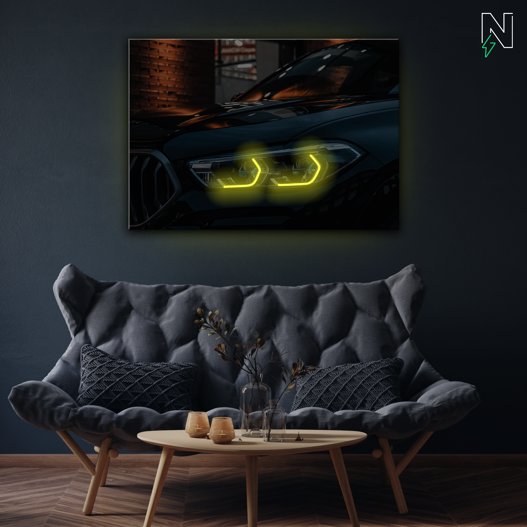 BMW V3 LED Neon Art