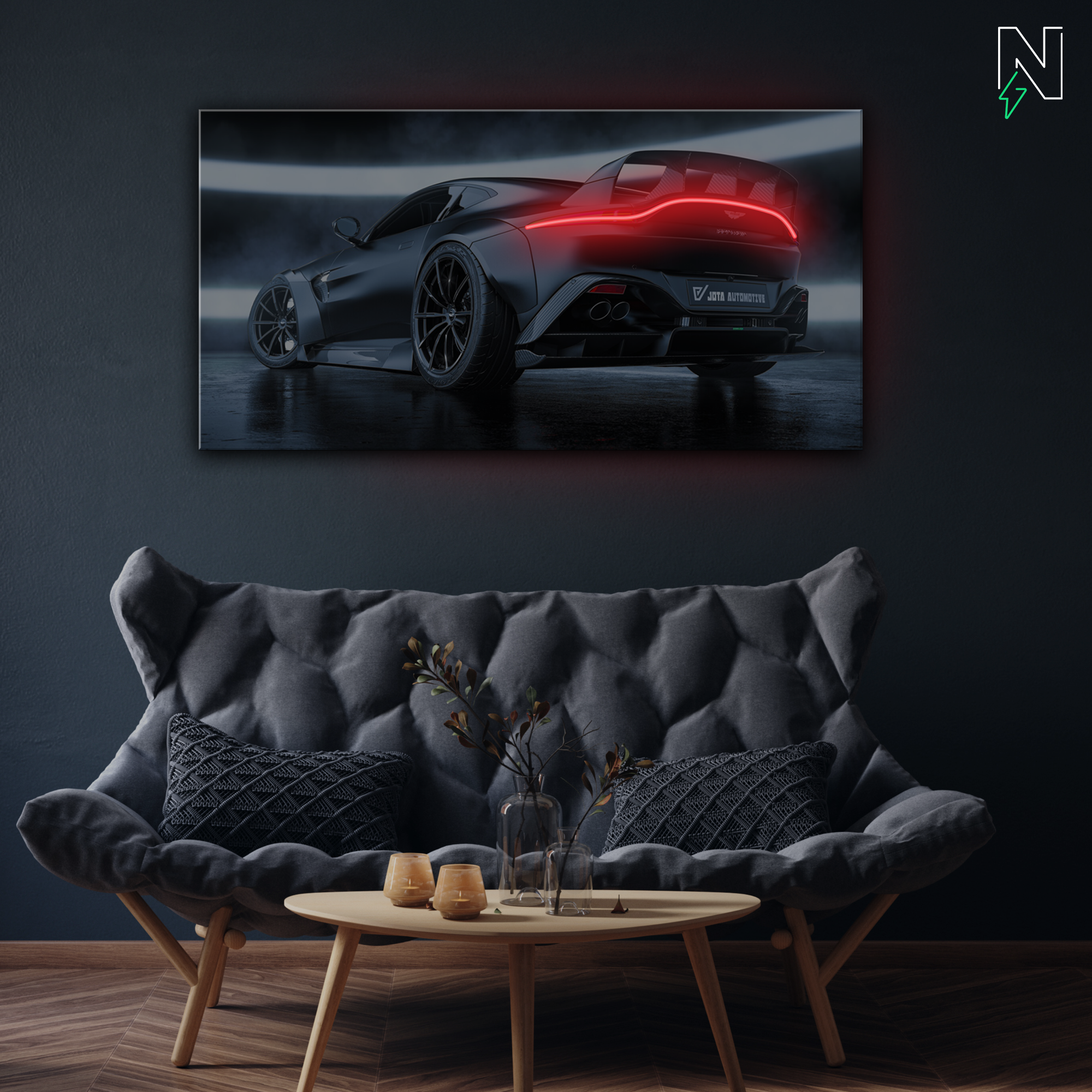 Aston martin LED Neon Art