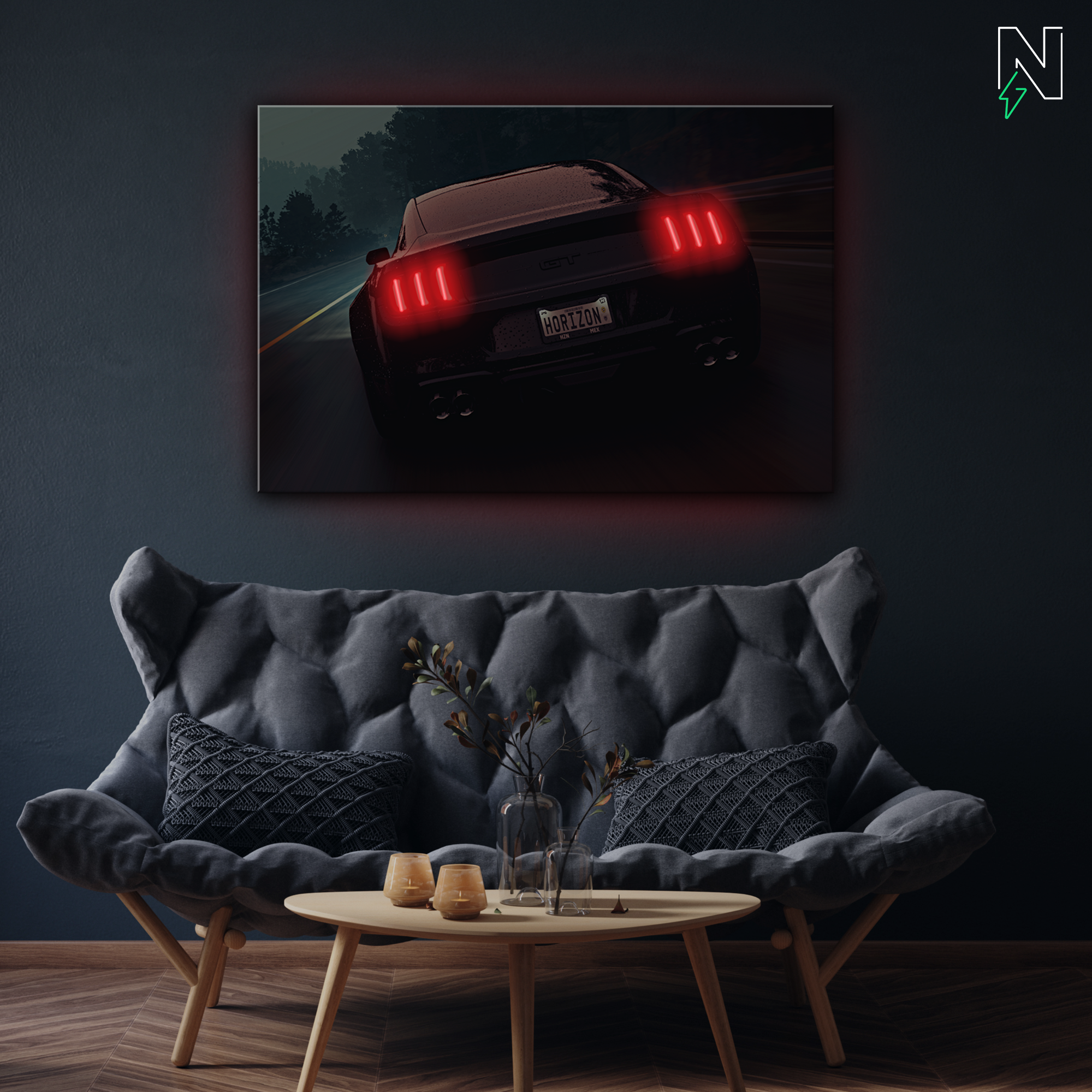 Mustang V3 LED Neon Art