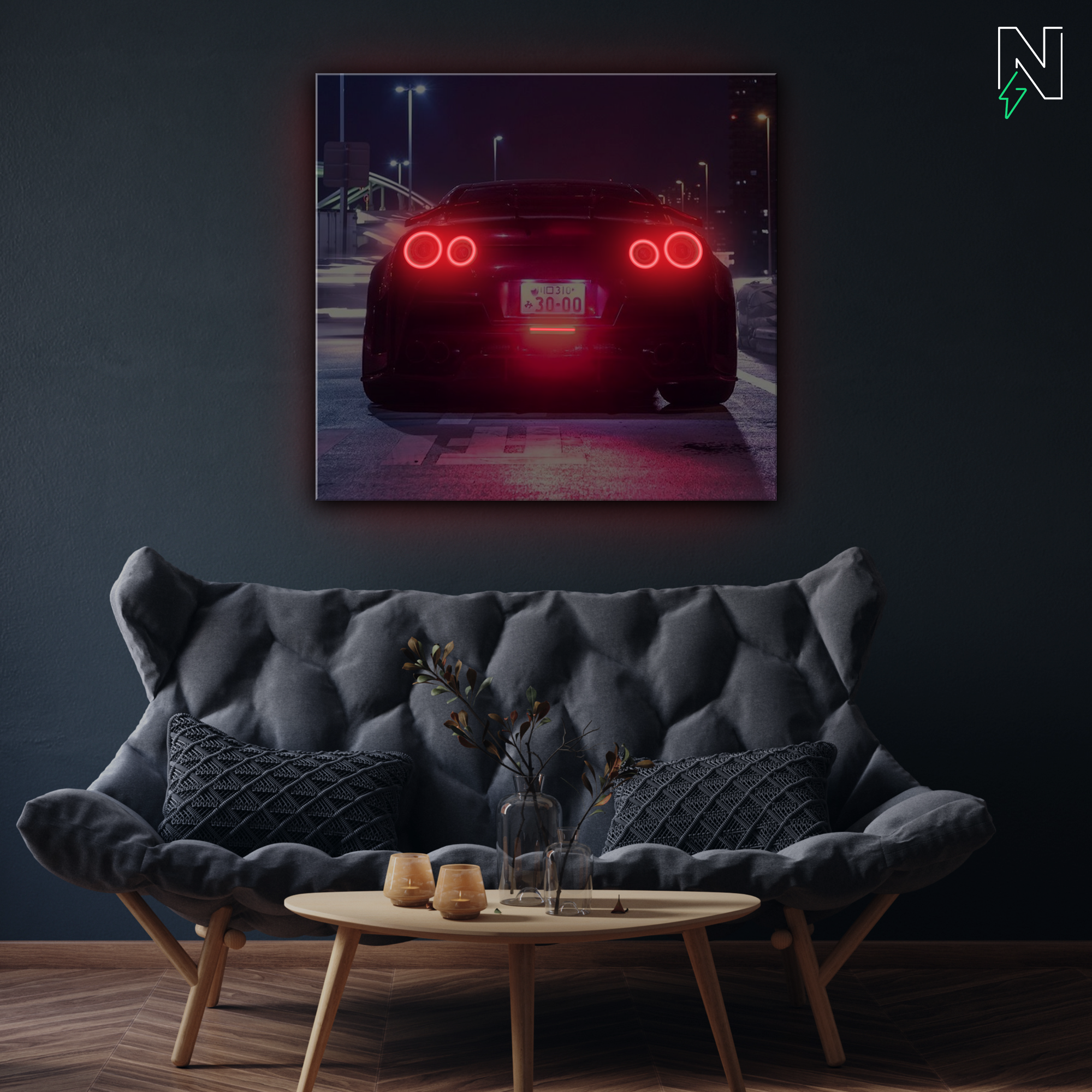 Mustang V2 LED Neon Art