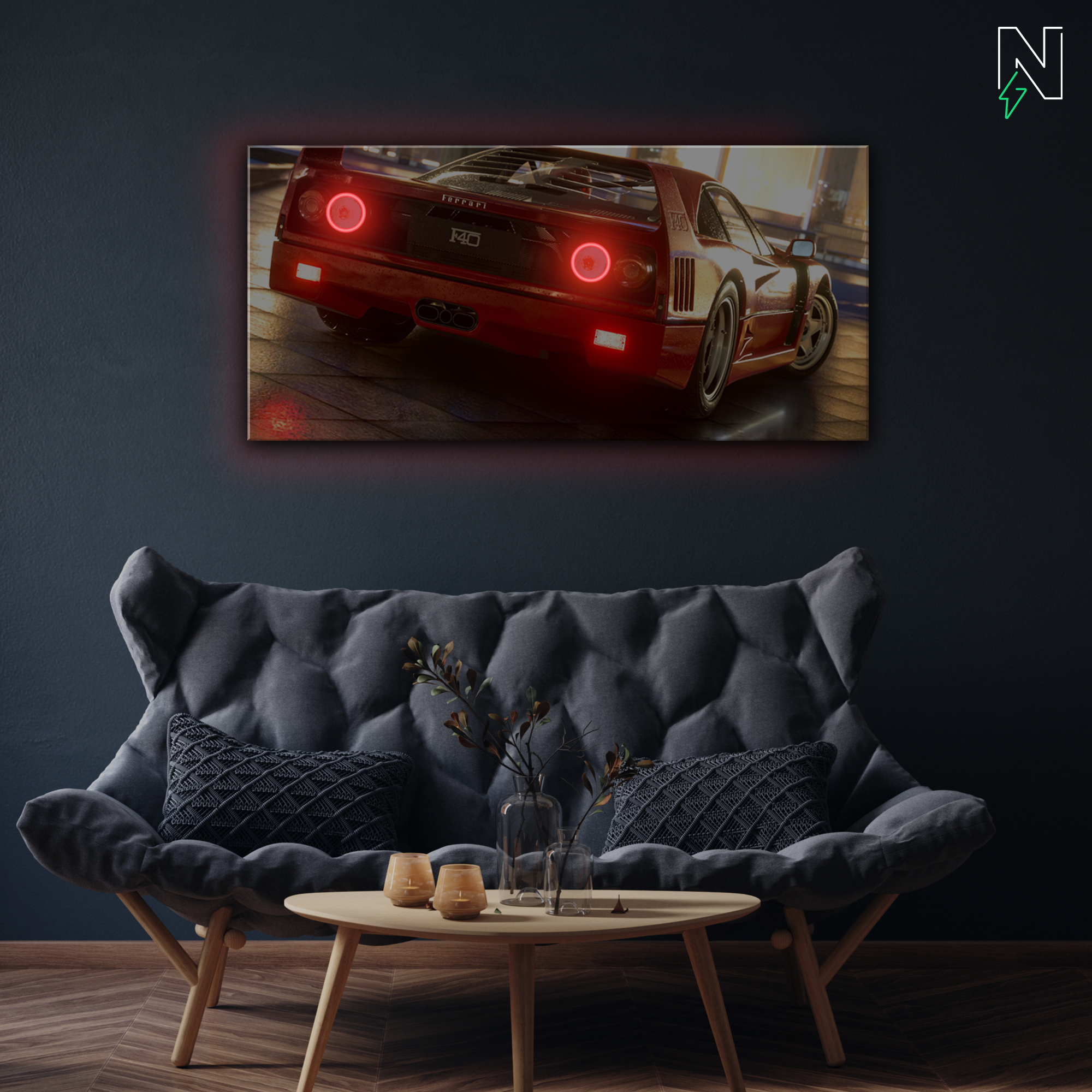 Ferrari LED Neon Art