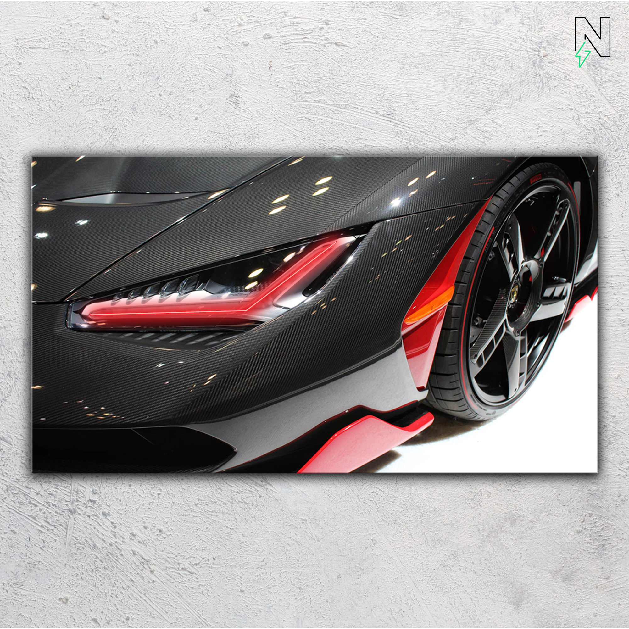 Lamborghini V3 LED Neon Art