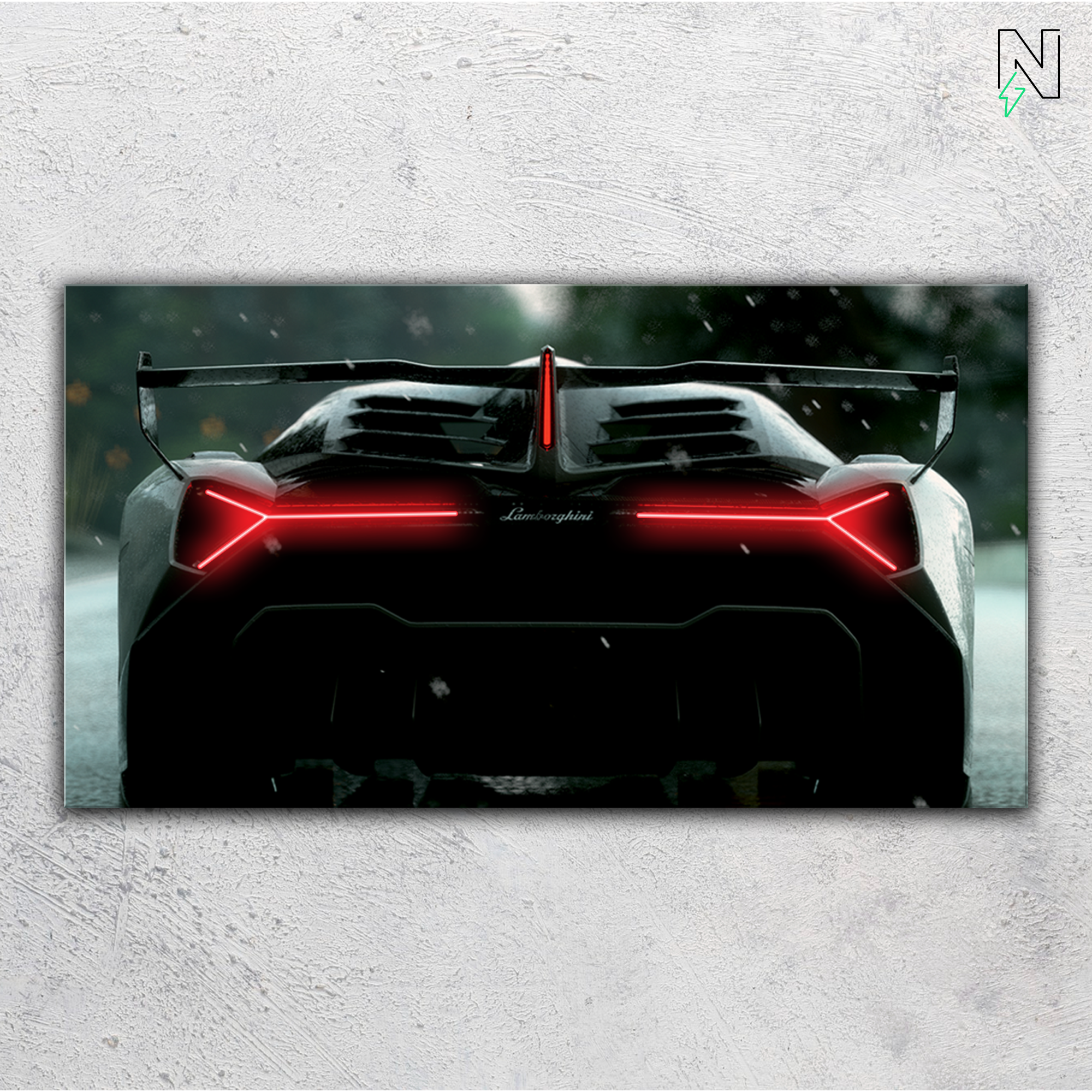 Lamborghini V4 LED Neon Art