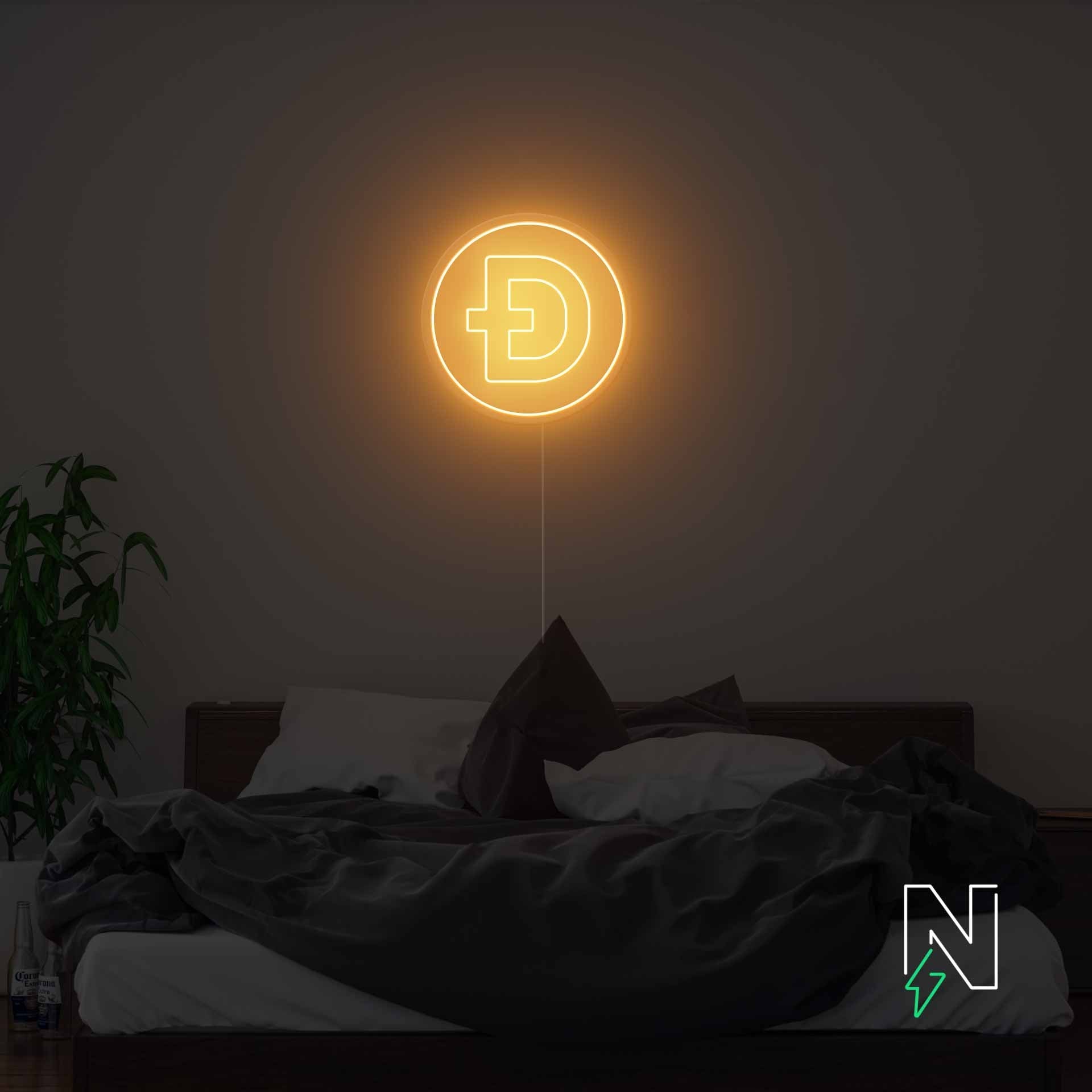 Doge Coin Neon Sign