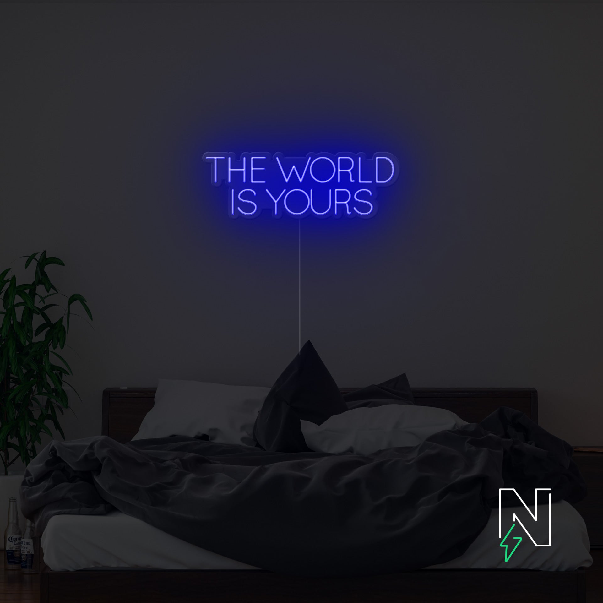 The World Is Yours Neon Sign