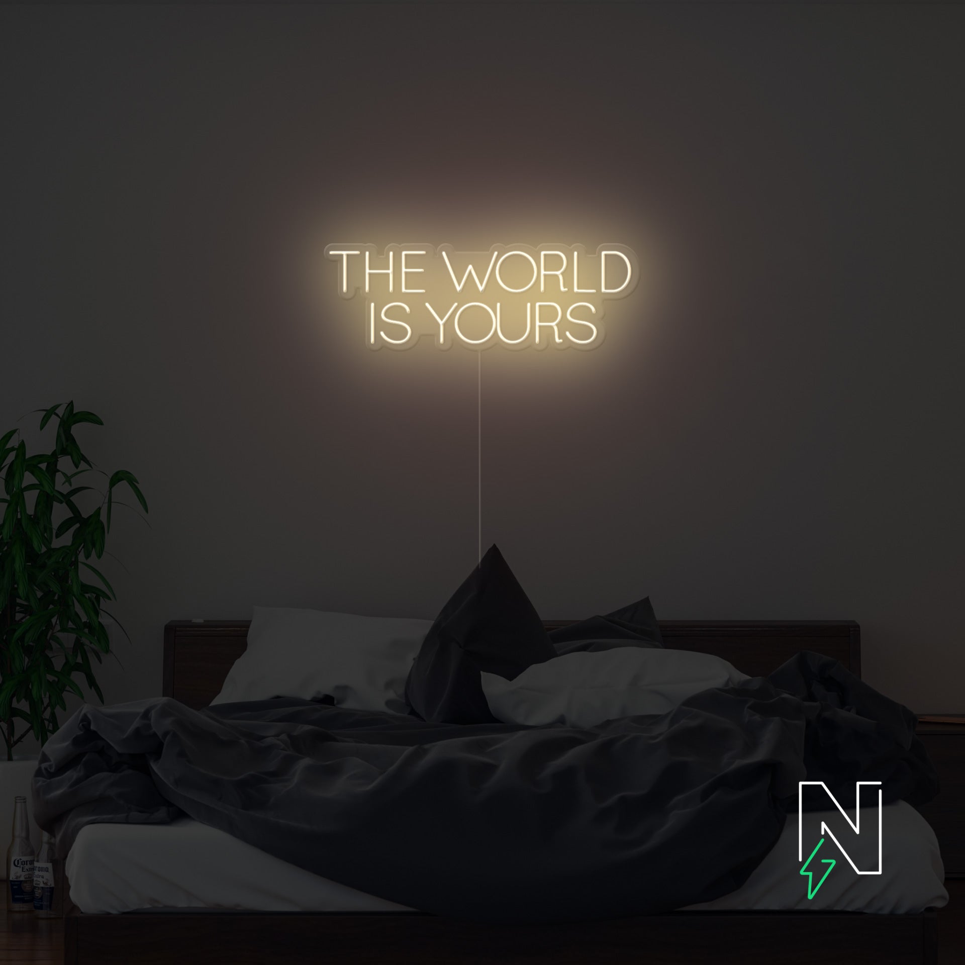 The World Is Yours Neon Sign
