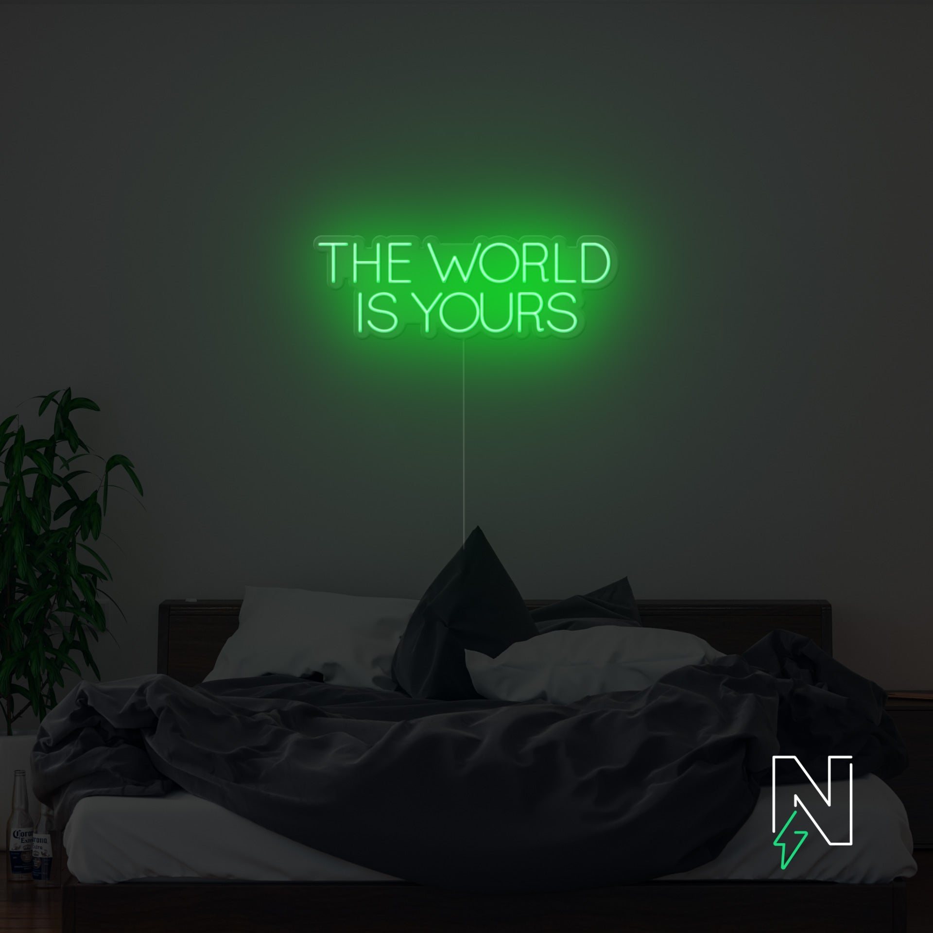 The World Is Yours Neon Sign