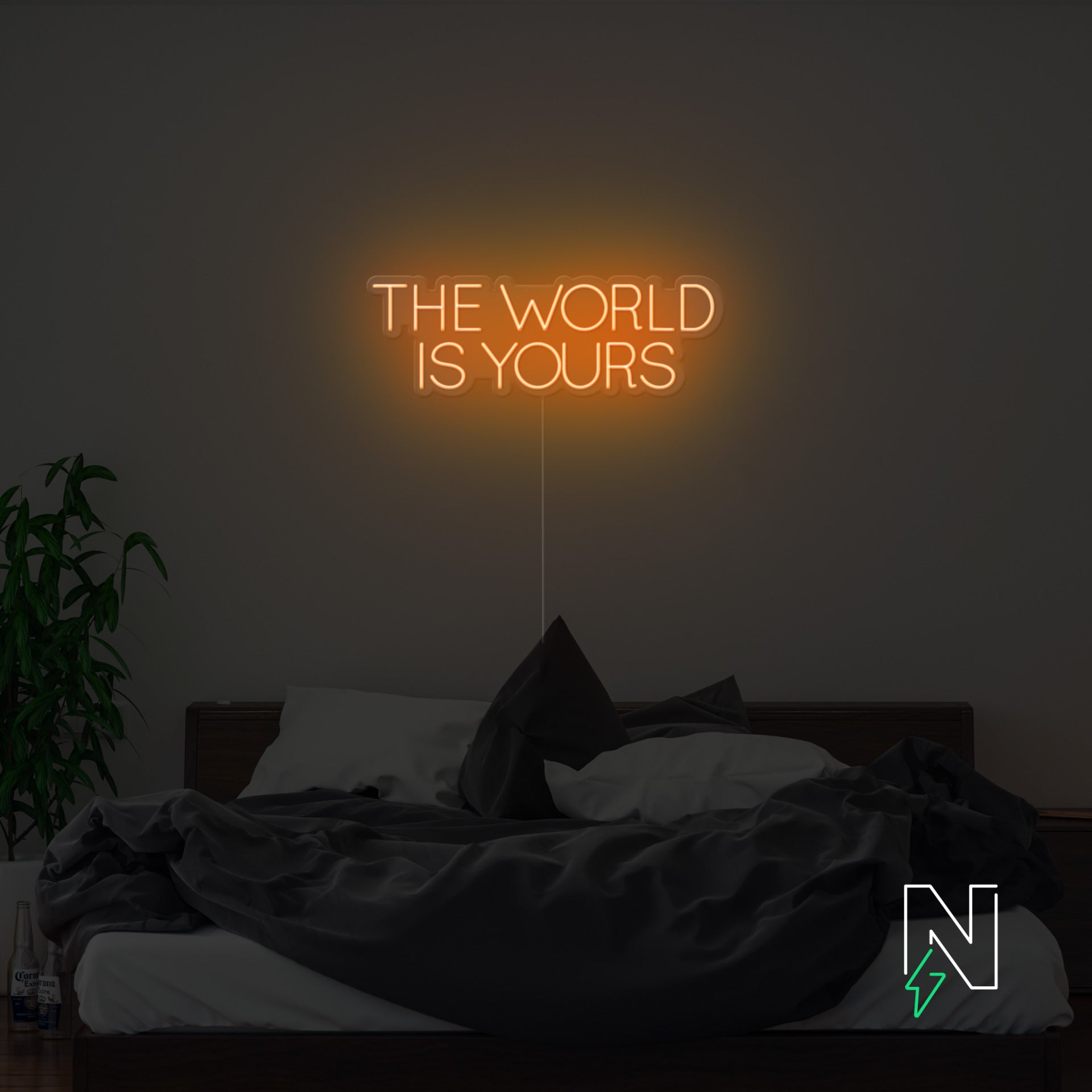 The World Is Yours Neon Sign