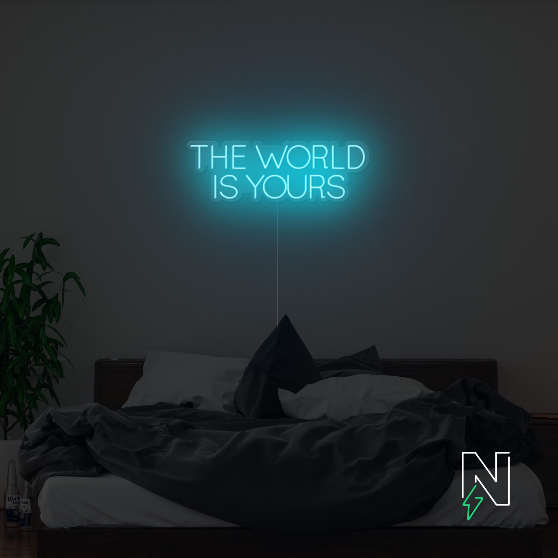 The World Is Yours Neon Sign