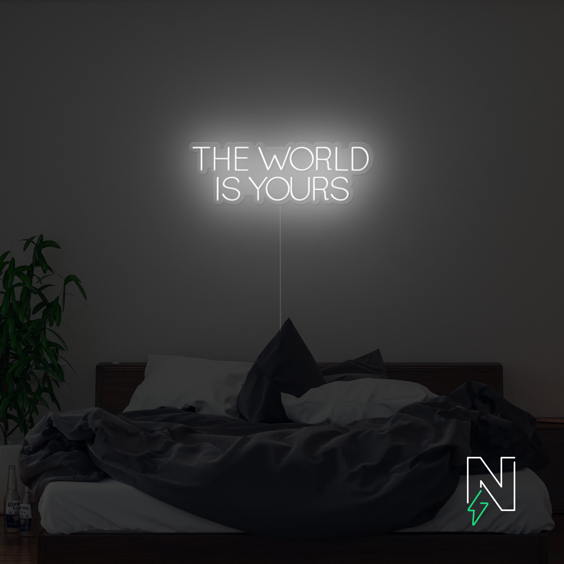 The World Is Yours Neon Sign