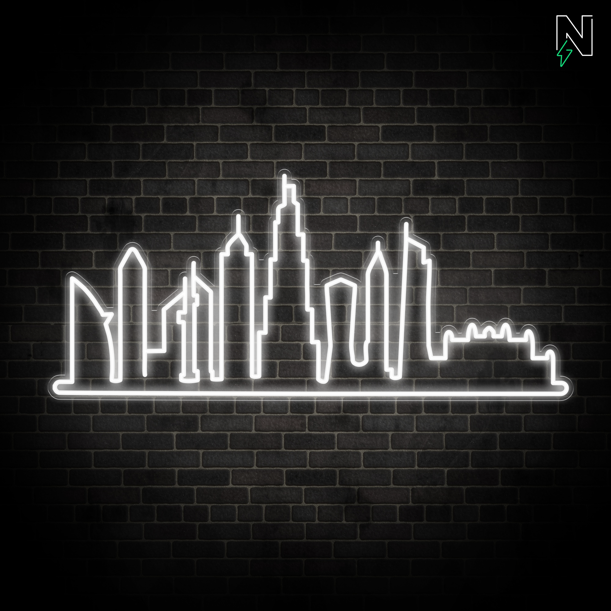 Dubai Skyline Neon Sign