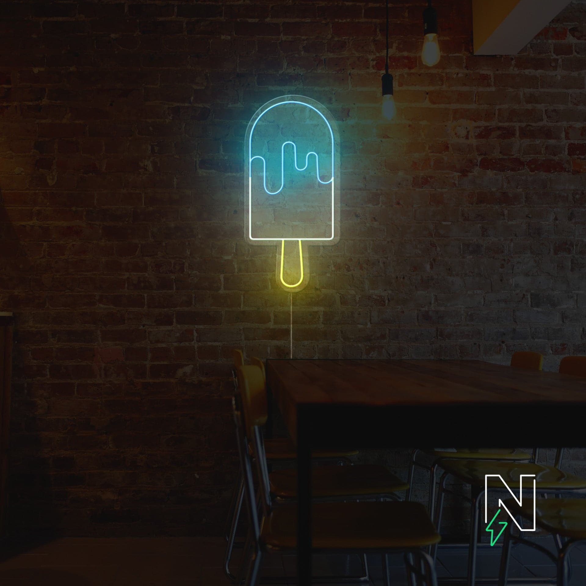 Ice Cream Stick Neon Sign