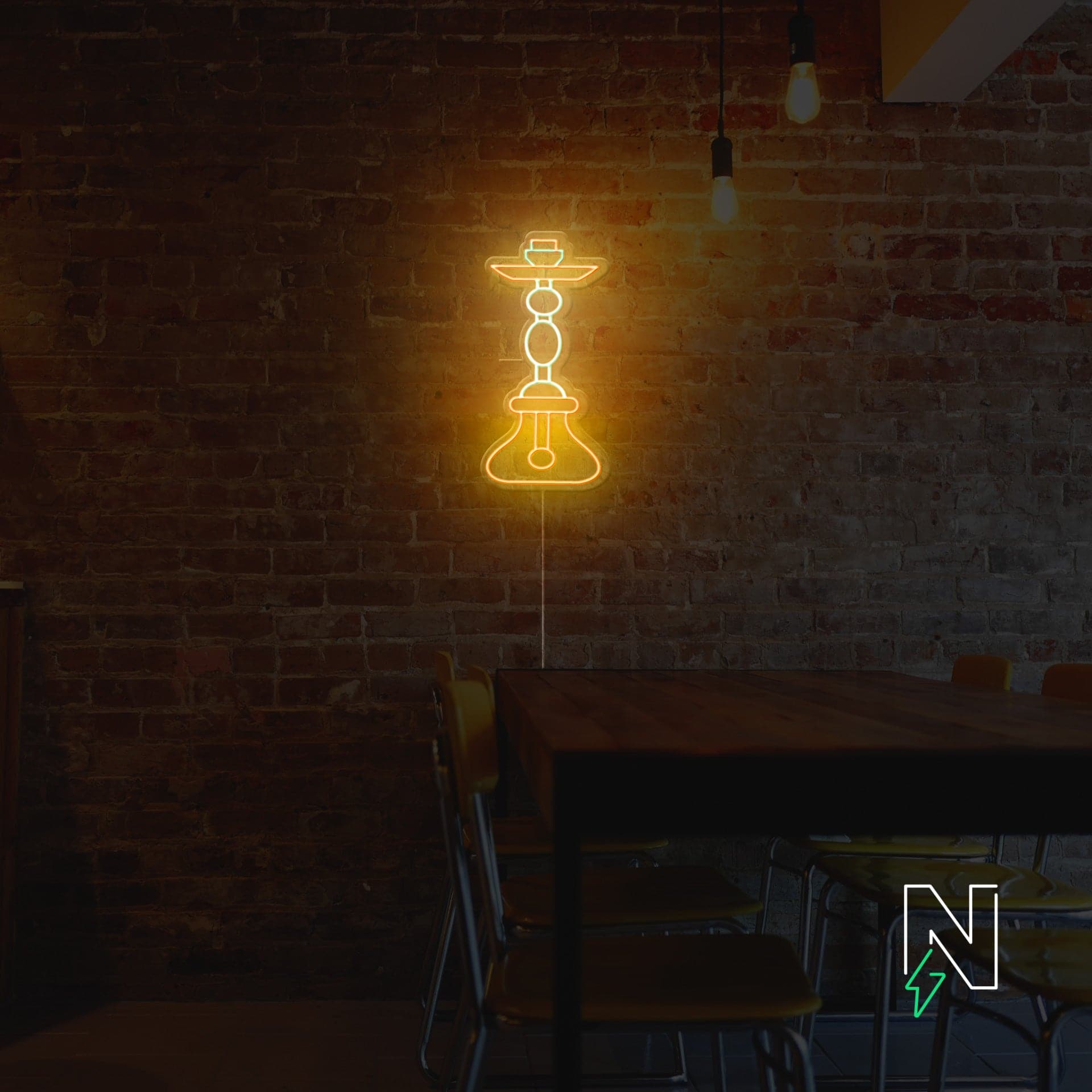 Hokkah Neon Sign