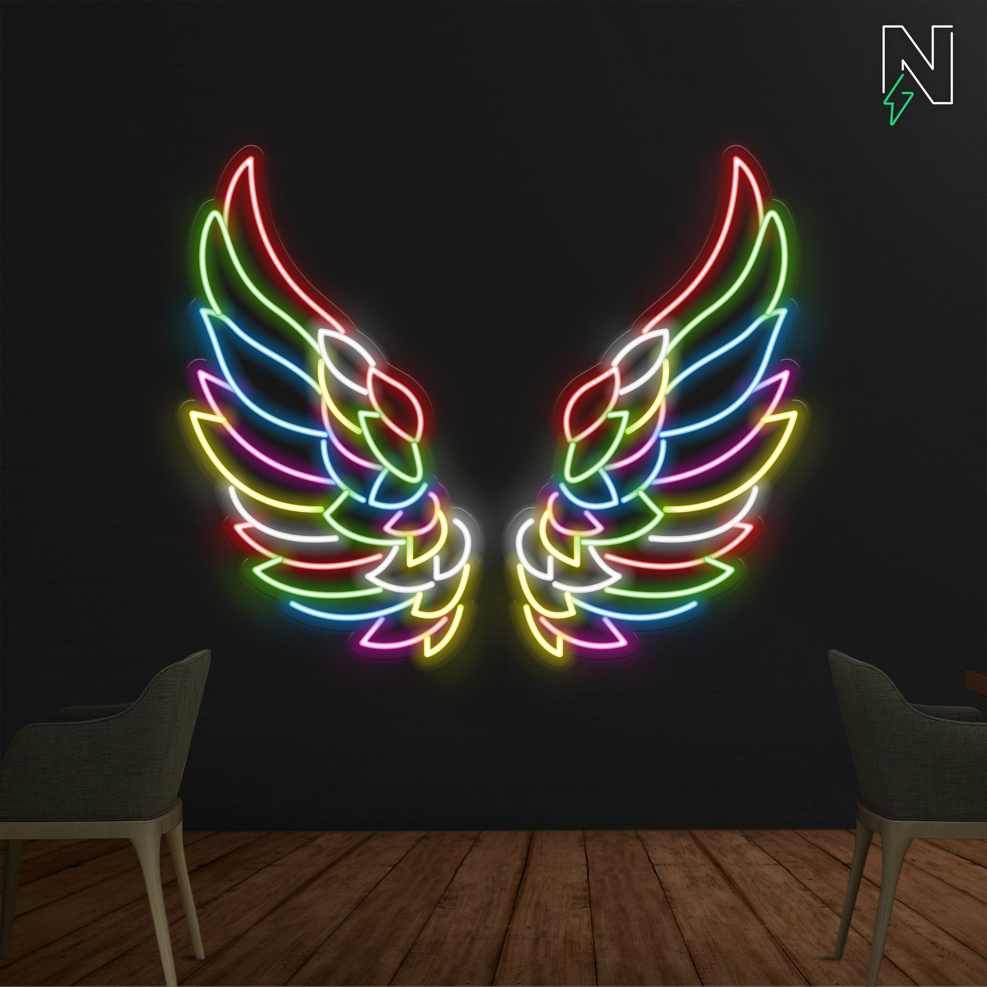 Paradise Wings Neon Sign