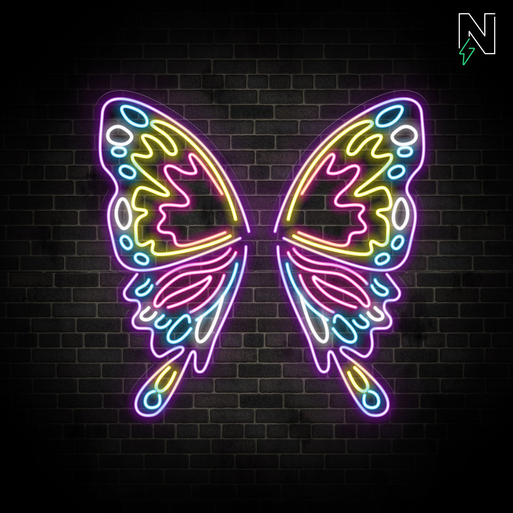 Lumi Butterfly Wings Neon Sign