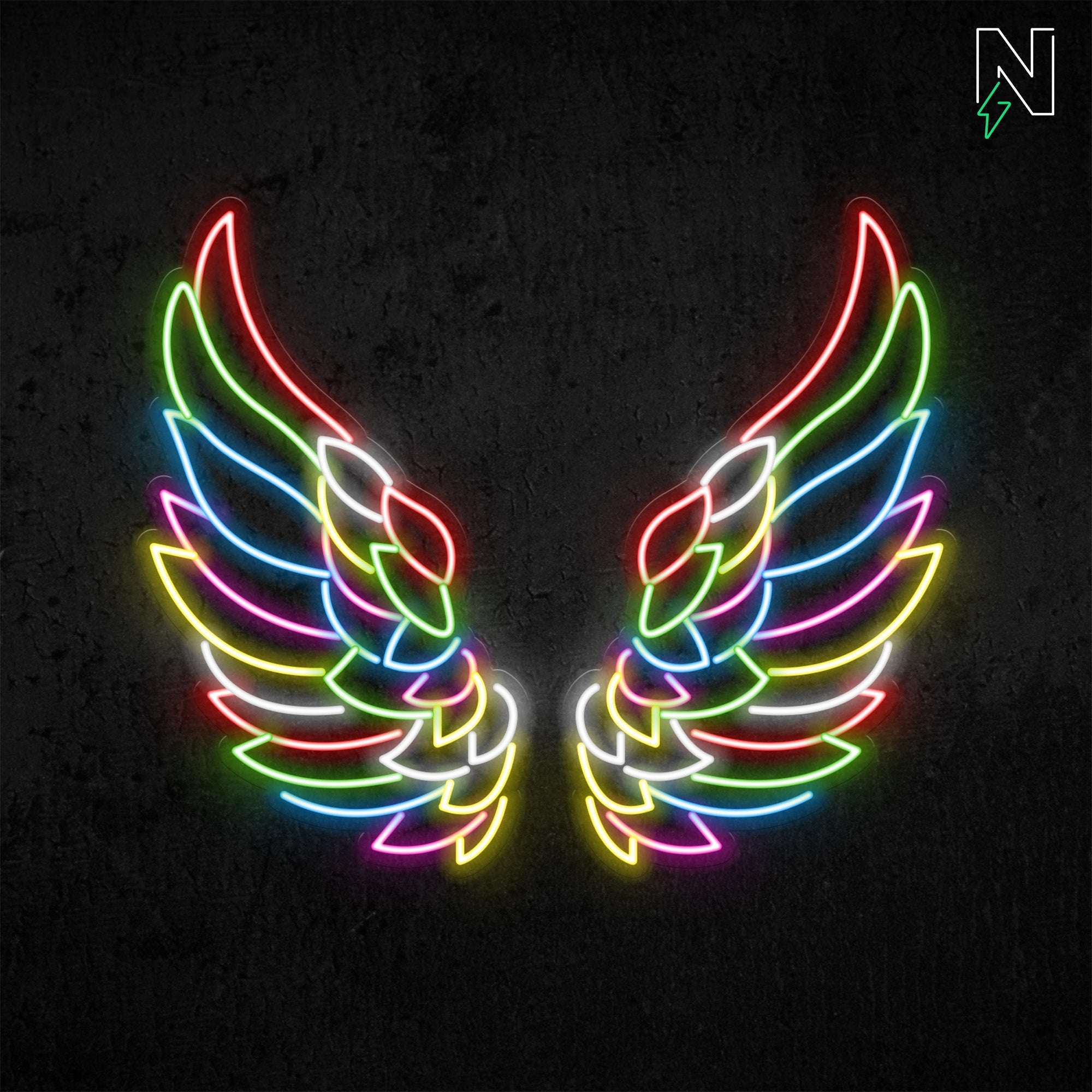 Paradise Wings Neon Sign