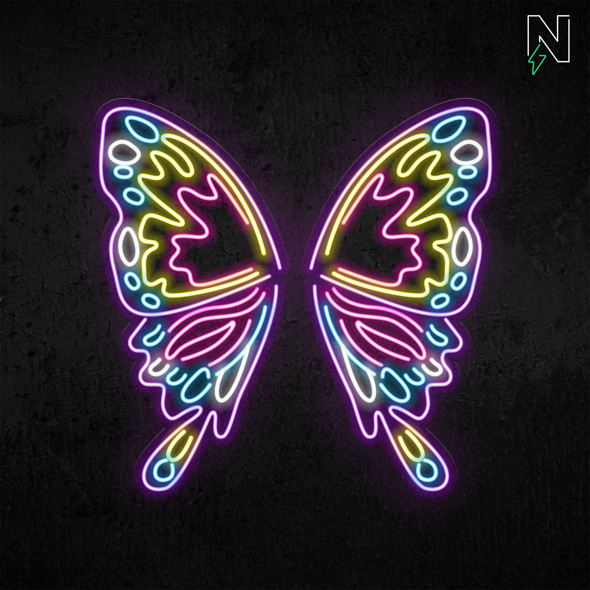 Lumi Butterfly Wings Neon Sign