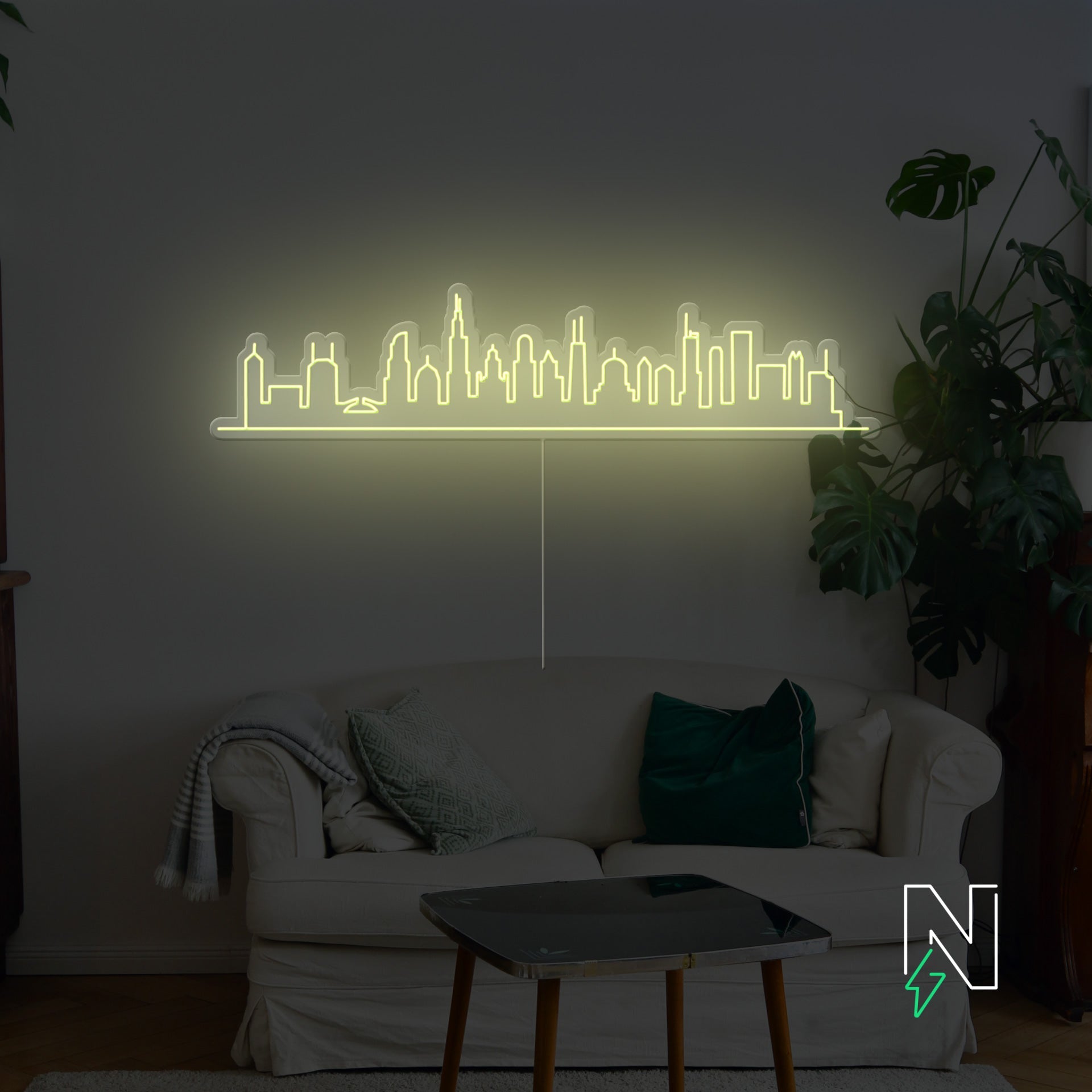 Skyline Neon Sign