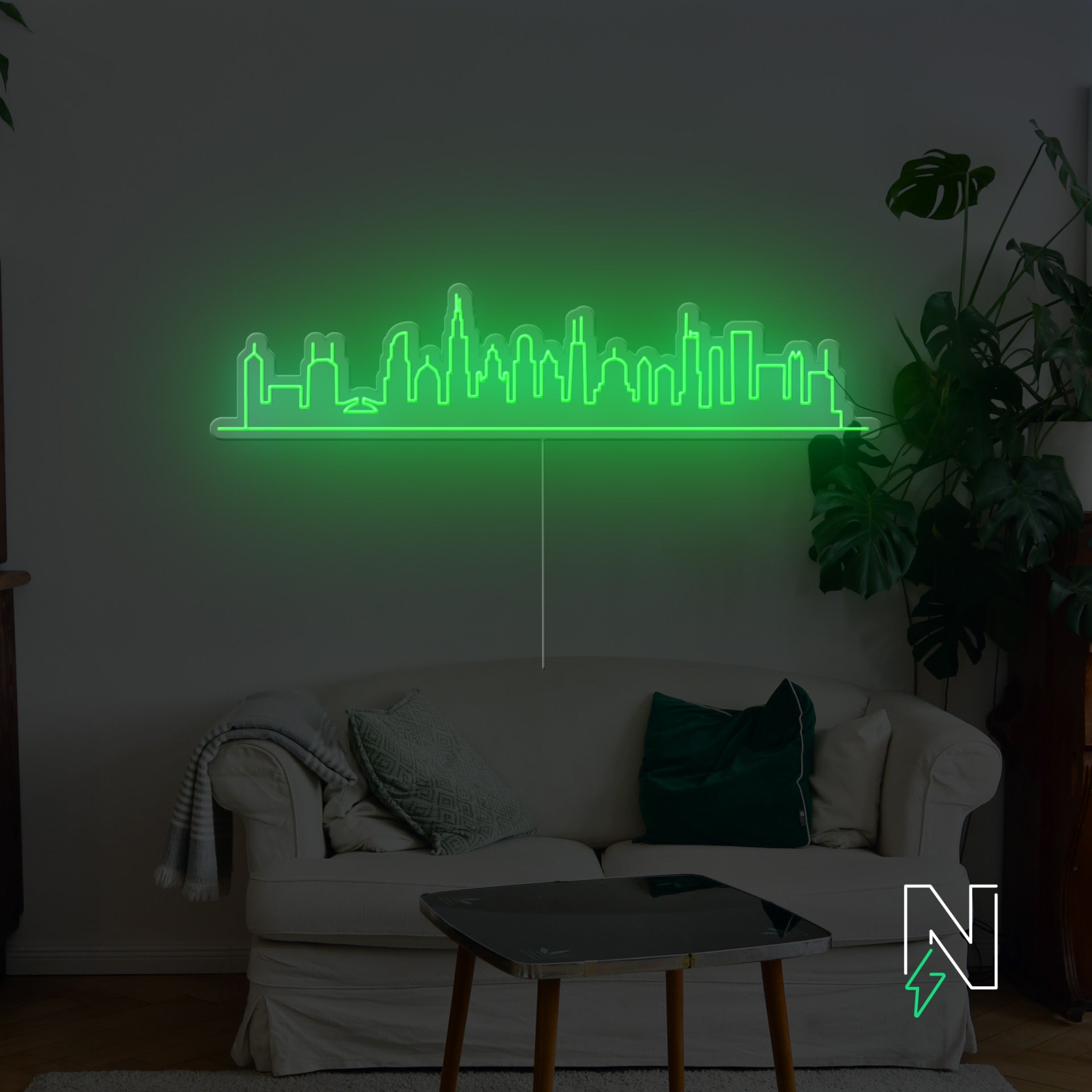 Skyline Neon Sign