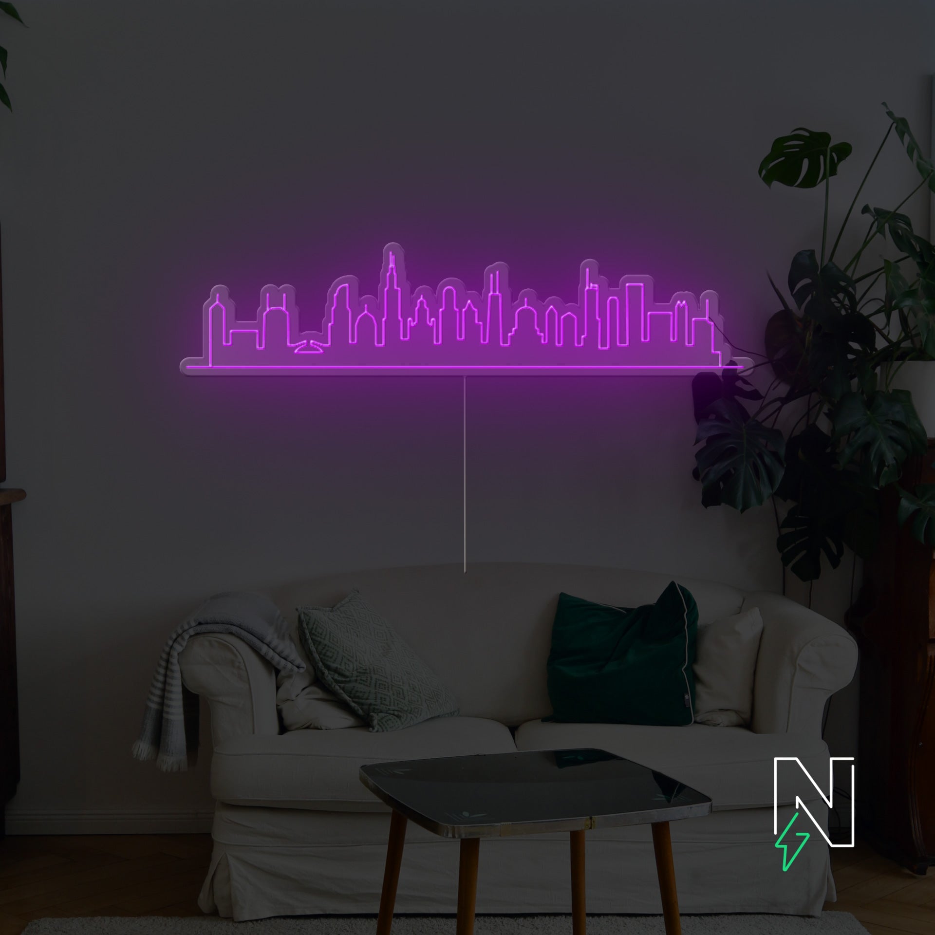 Skyline Neon Sign