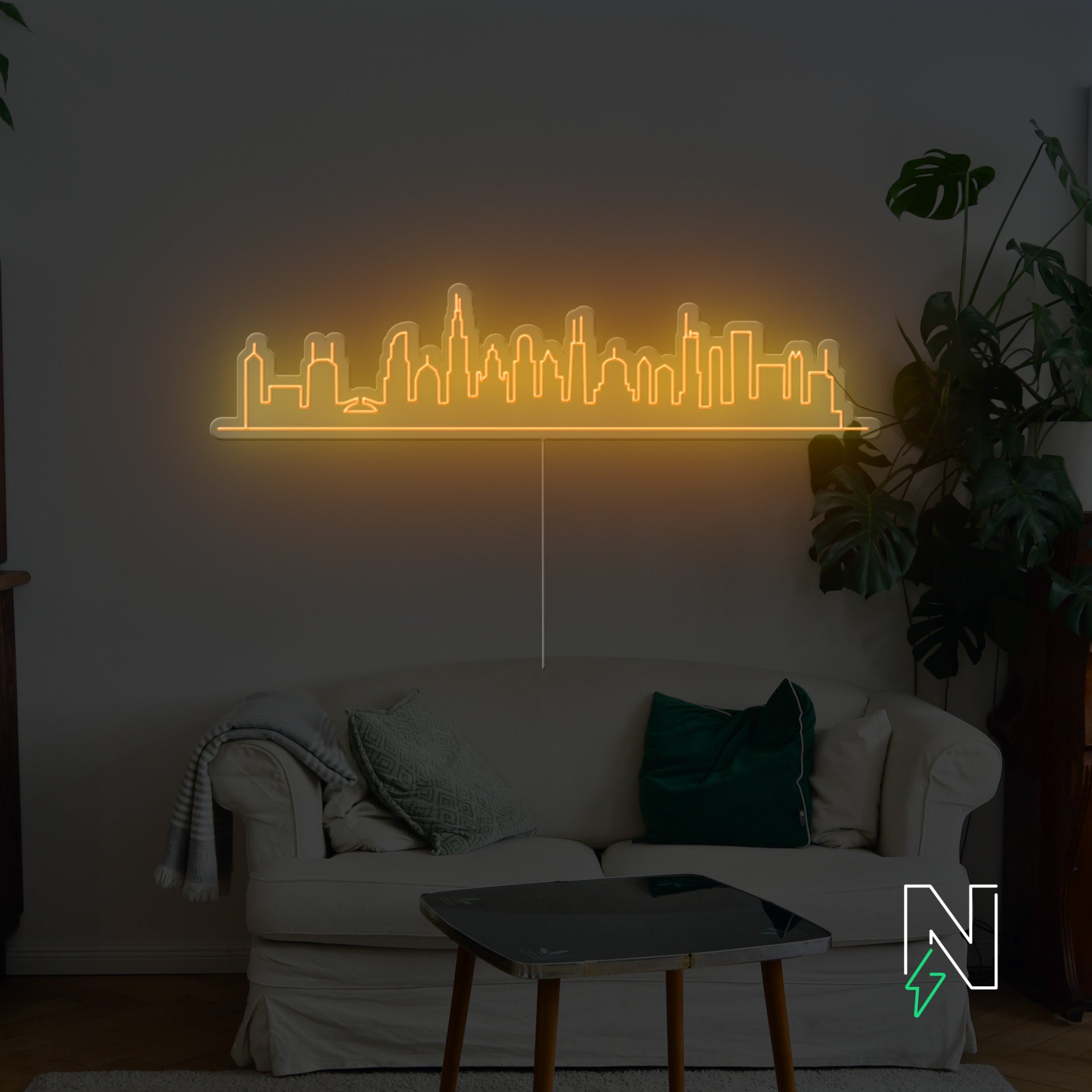 Skyline Neon Sign