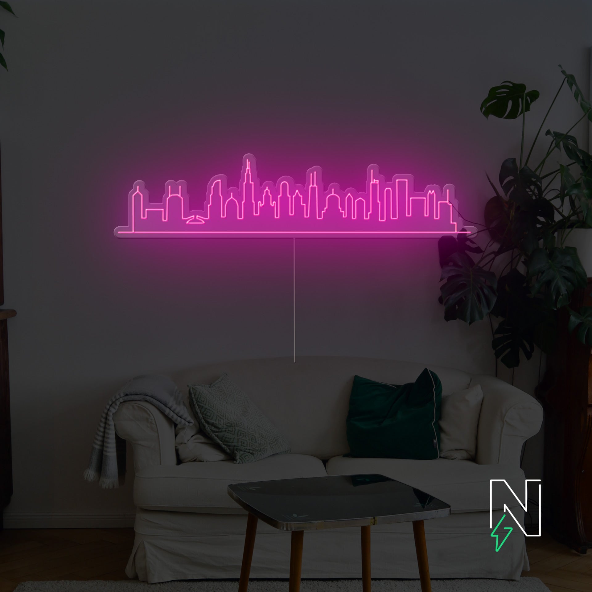 Skyline Neon Sign