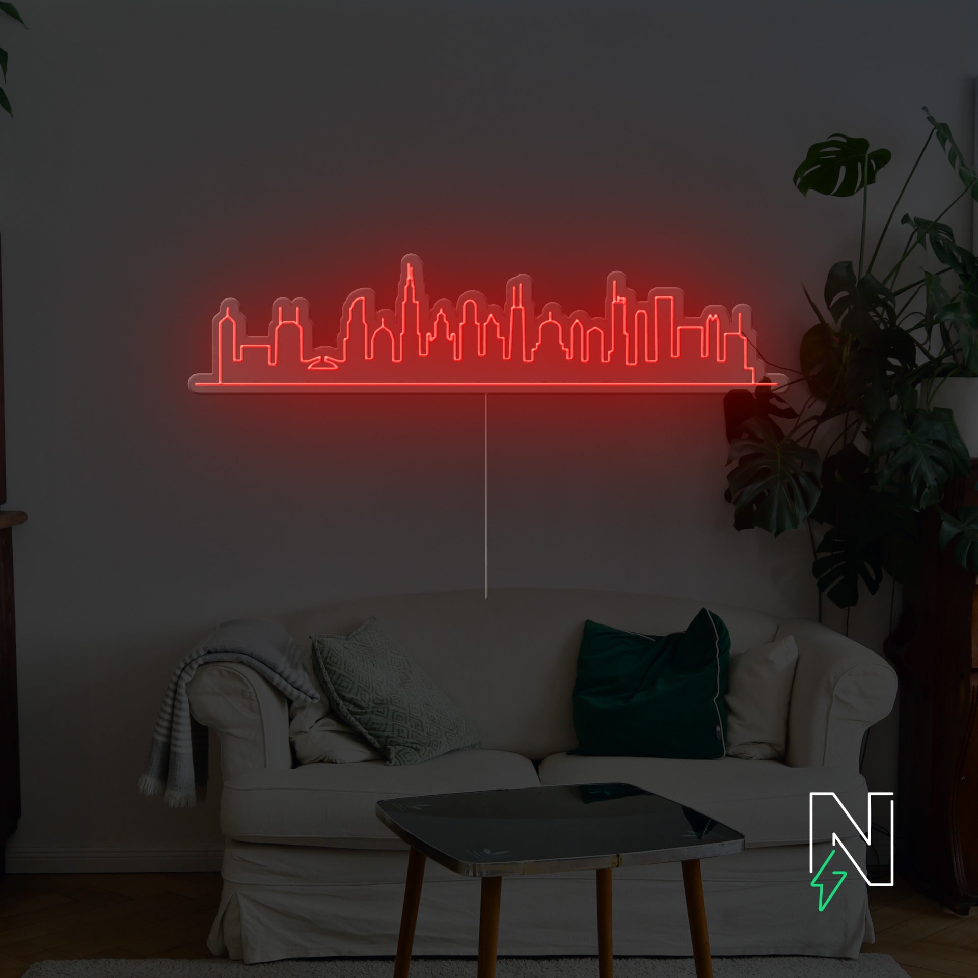 Skyline Neon Sign