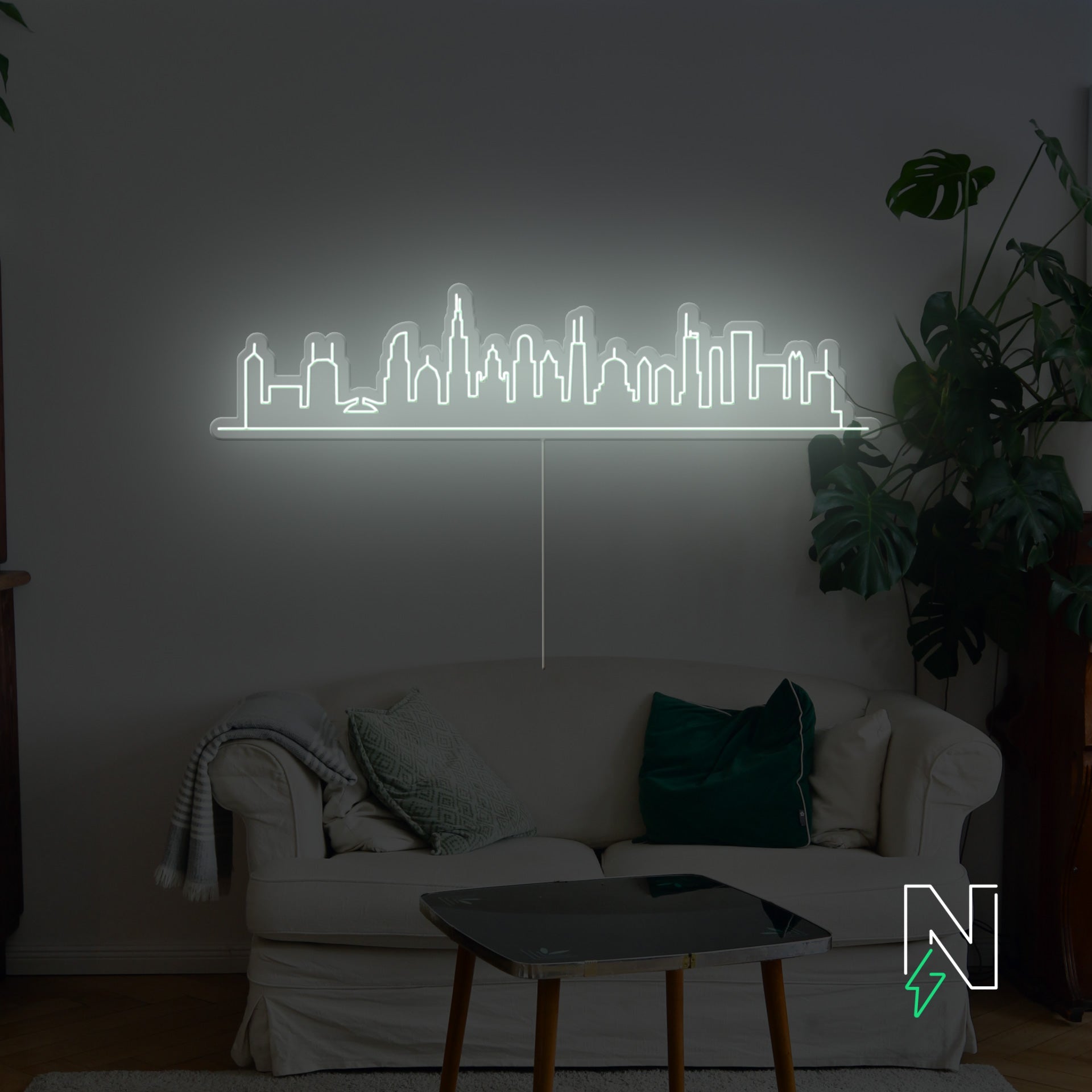 Skyline Neon Sign