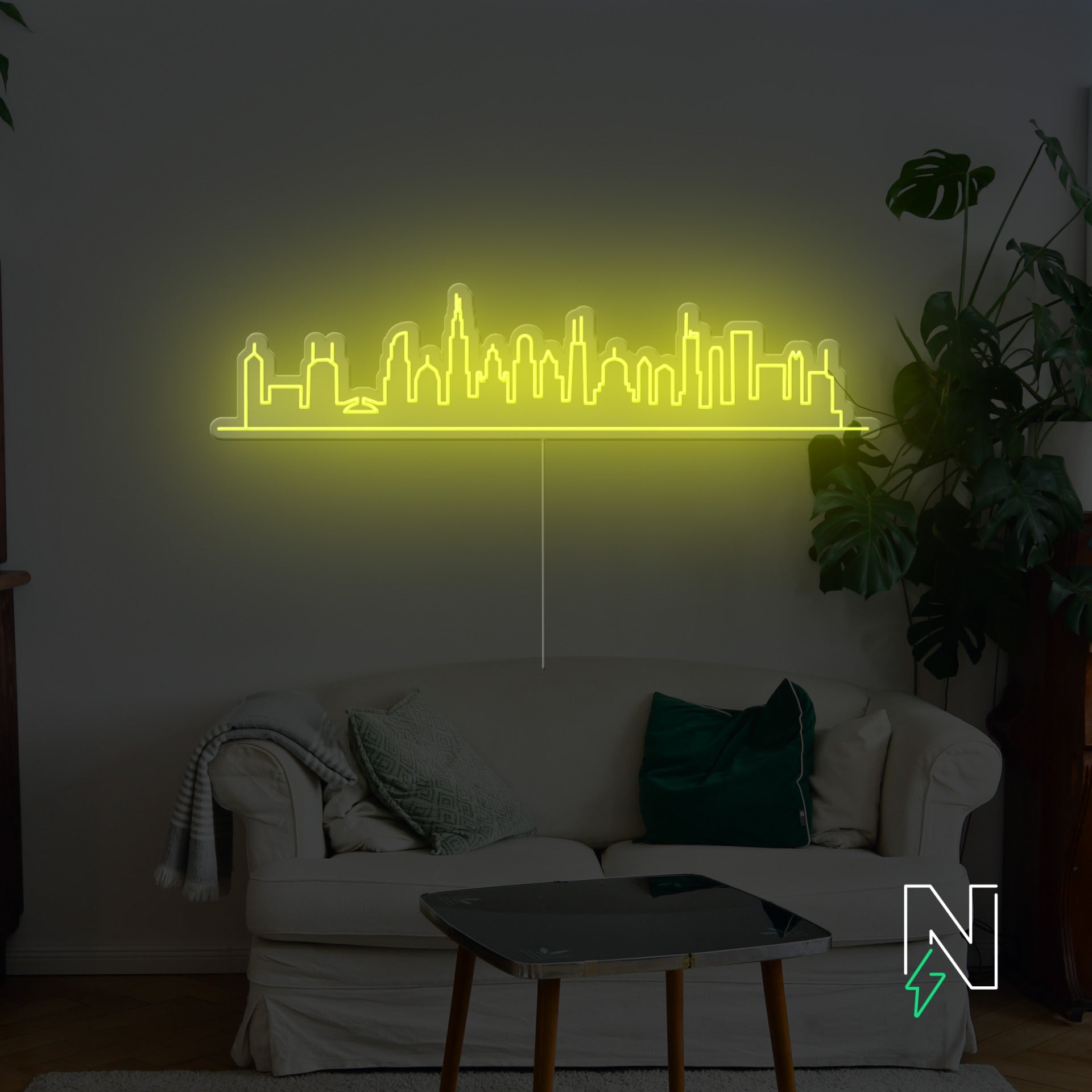 Skyline Neon Sign