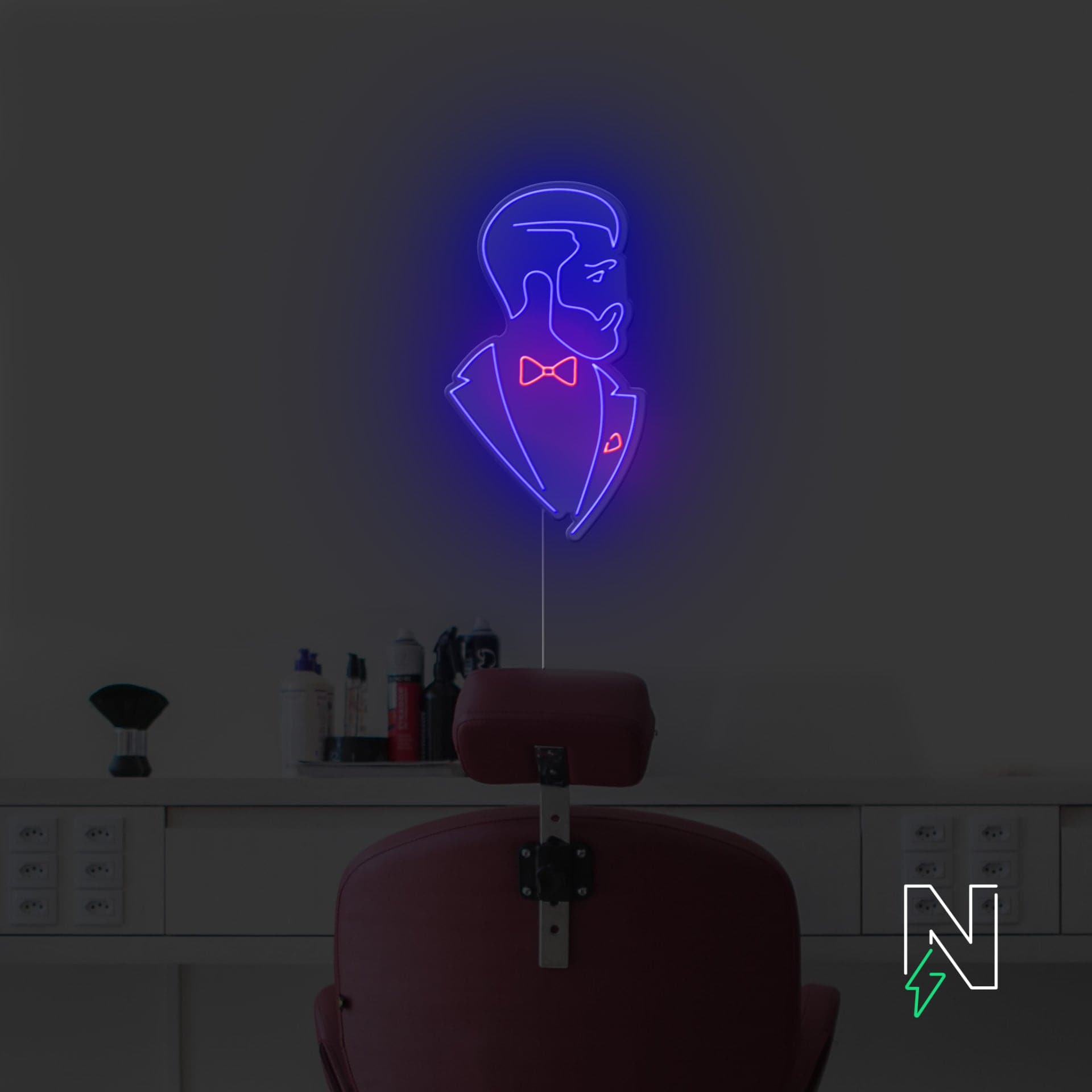Beard Neon Sign