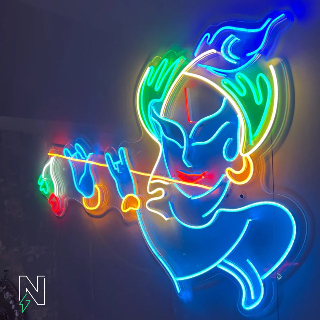 Krishna Neon Sign