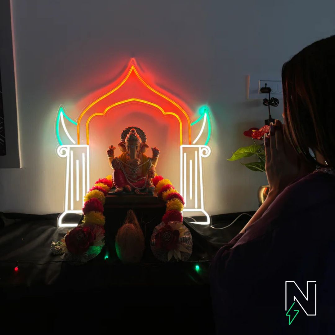 Ganesh Decoration Neon Sign