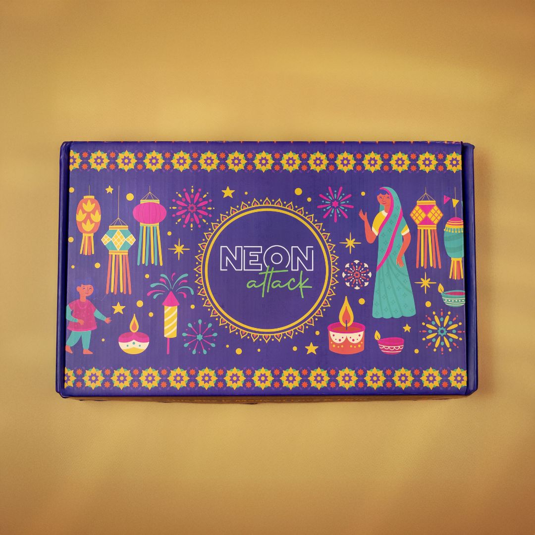 Neon Diwali Gift Box
