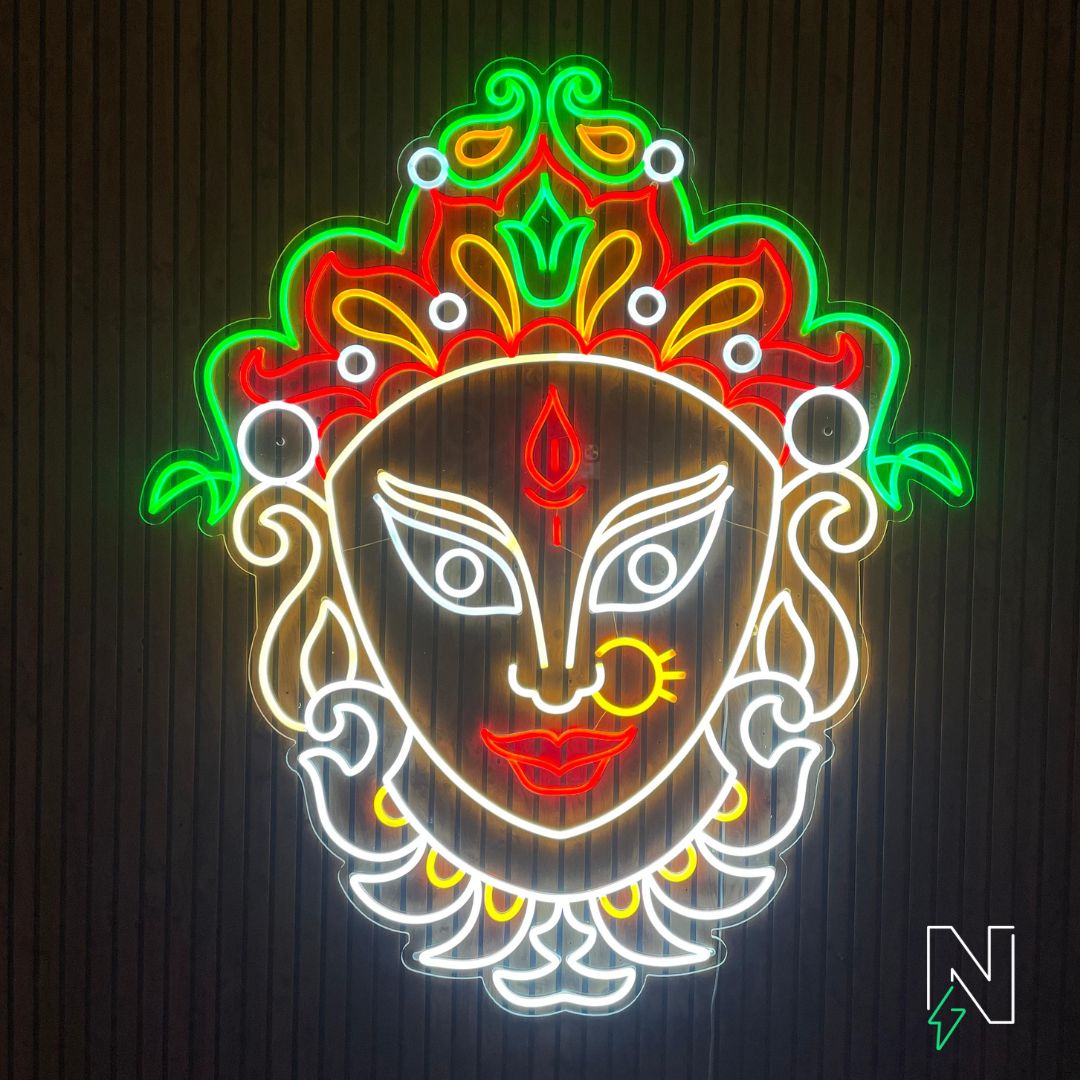 Durga Mata Neon Sign