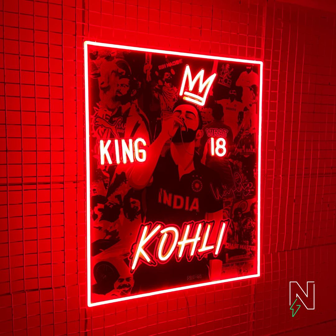 Virat Kohli LED Neon Art (Limited Edition)