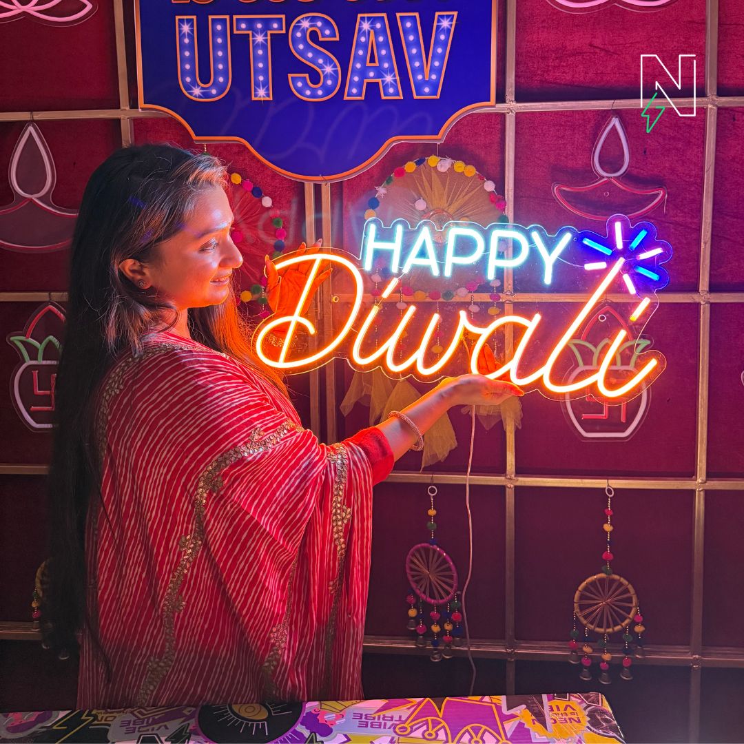 Happy Diwali Neon Sign