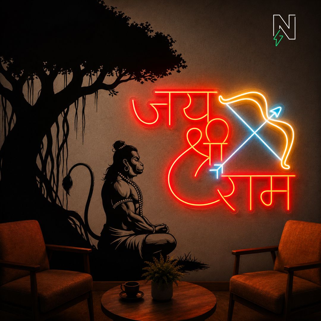 Jai Shree Ram Neon Sign