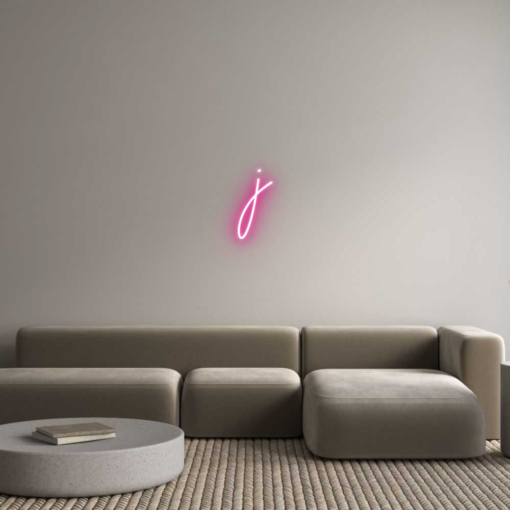 Custom Neon: j