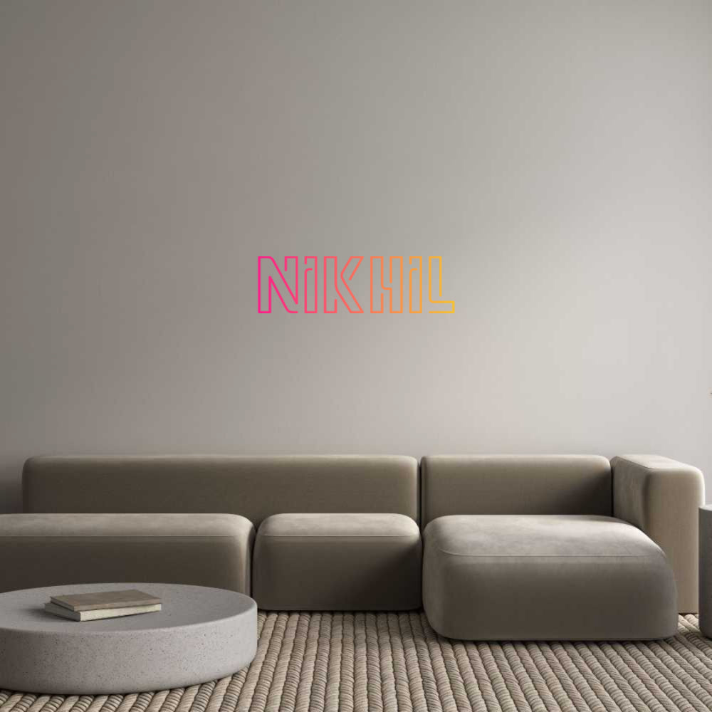 Custom Neon: Nikhil