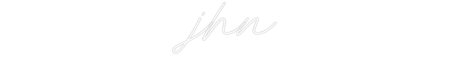 Custom Neon: jhn